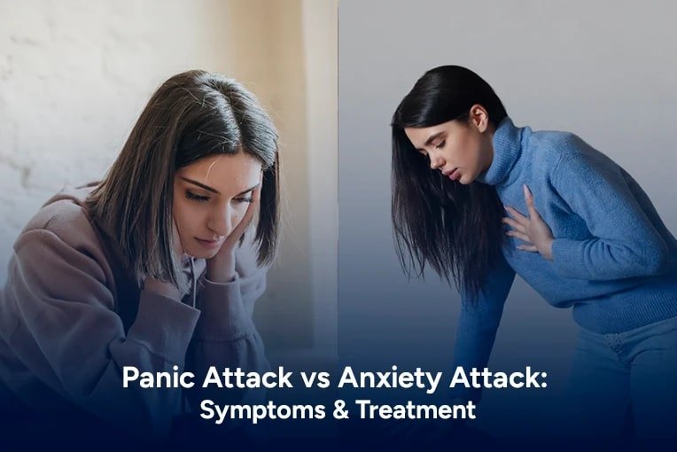  difference between panic attack vs anxiety